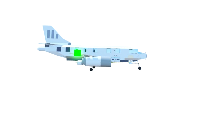 Tuna Inc. AB-800 compact commercial passenger aircraft used for Tunair flights.